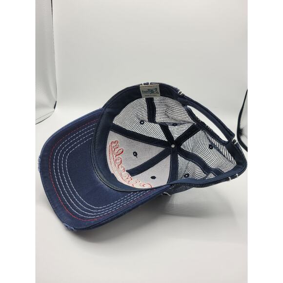 LINCOLN Power Sports Trucker Hat Ball Cap ADJUSTABLE‎ Distressed Mesh Back - Picture 7 of 8